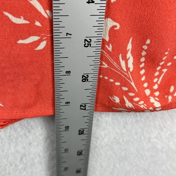 Daniel Rainn Women’s Top/Blouse Sz M Coral Rayon/Spandex Cotton Lace Detail NWT - Picture 11 of 11